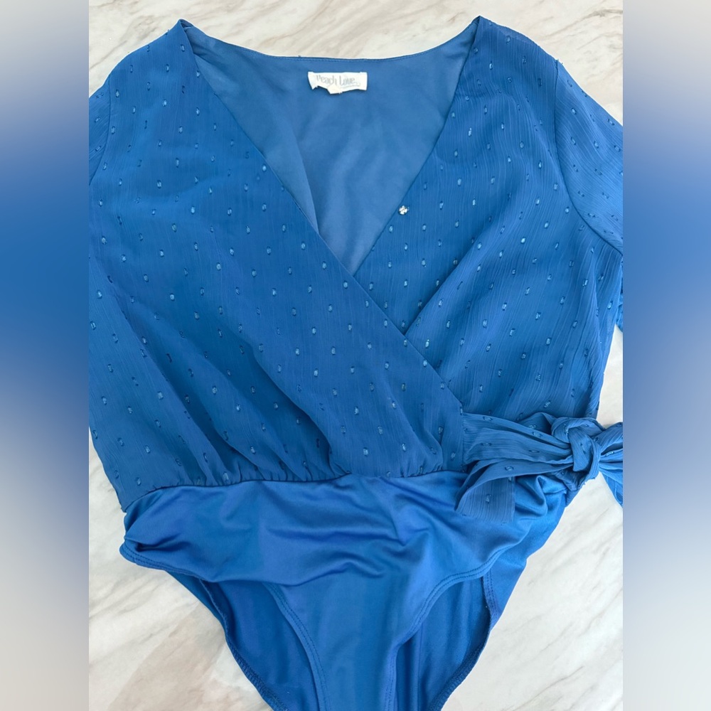 Like New Peach love bodysuit Long sleeve Size Women’s Medium - Picture 10 of 10